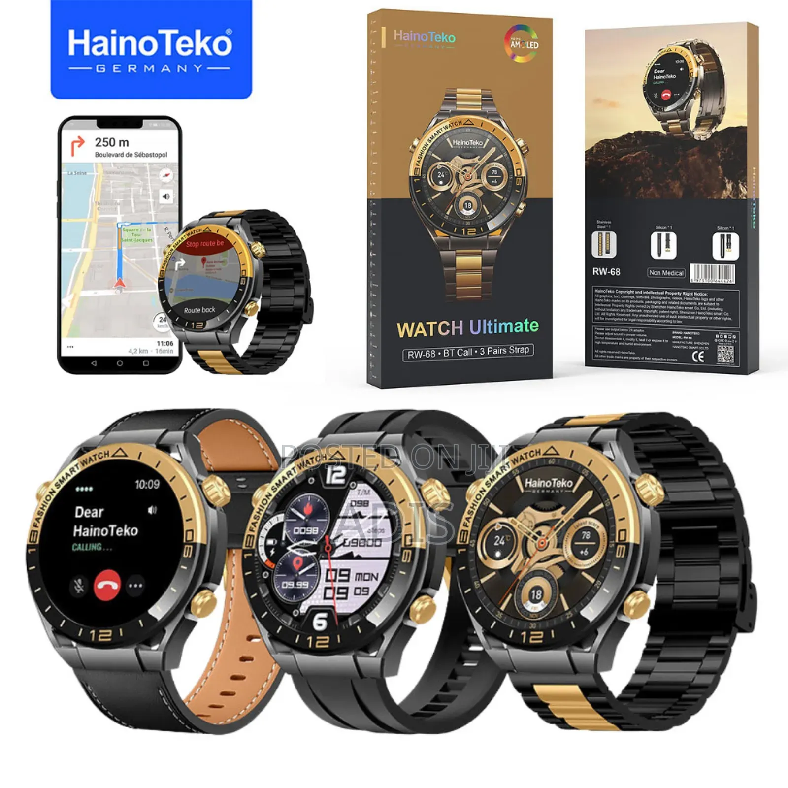 Hainoteko Rw68 Smart Watch