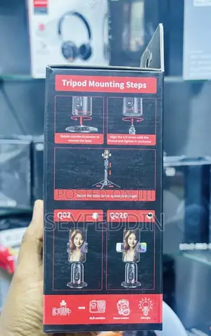 360 Degree Auto Face Tracking Selfie Stick Tripod