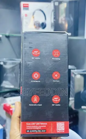 360 Degree Auto Face Tracking Selfie Stick Tripod