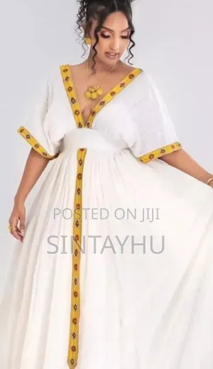 Ethiopian Hand Mande Habesha Dress
