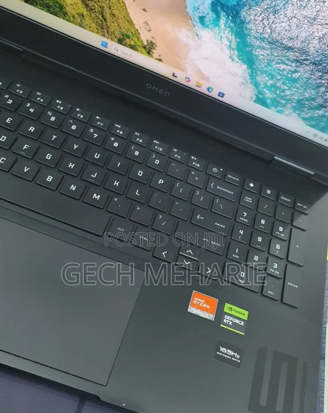 New Laptop HP Omen 16 16GB AMD Ryzen 7 SSD 1T