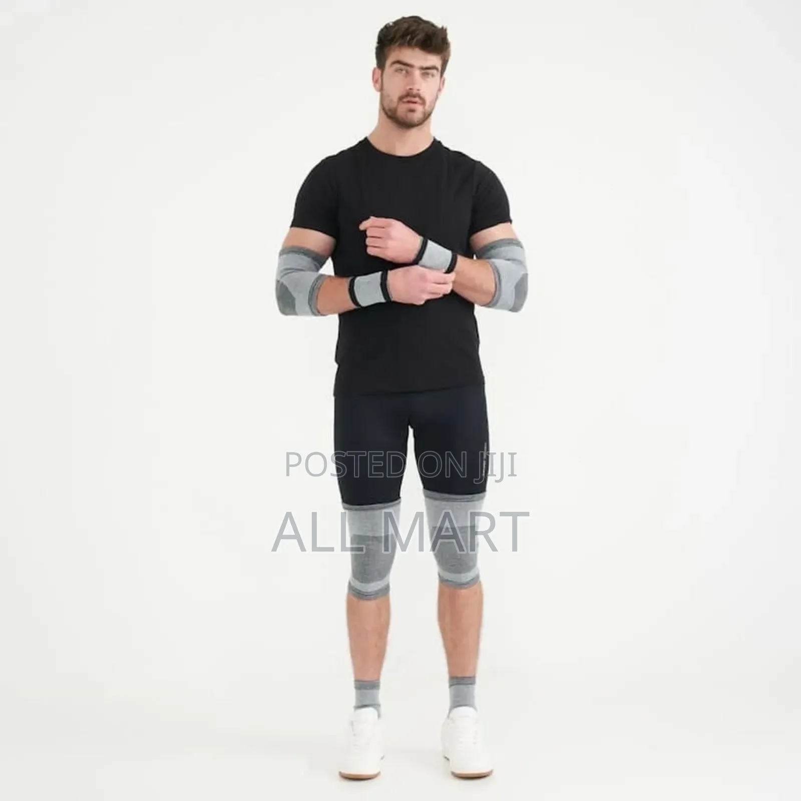 8pcs Bamboo Charcoal Fitness Protective Gear Set