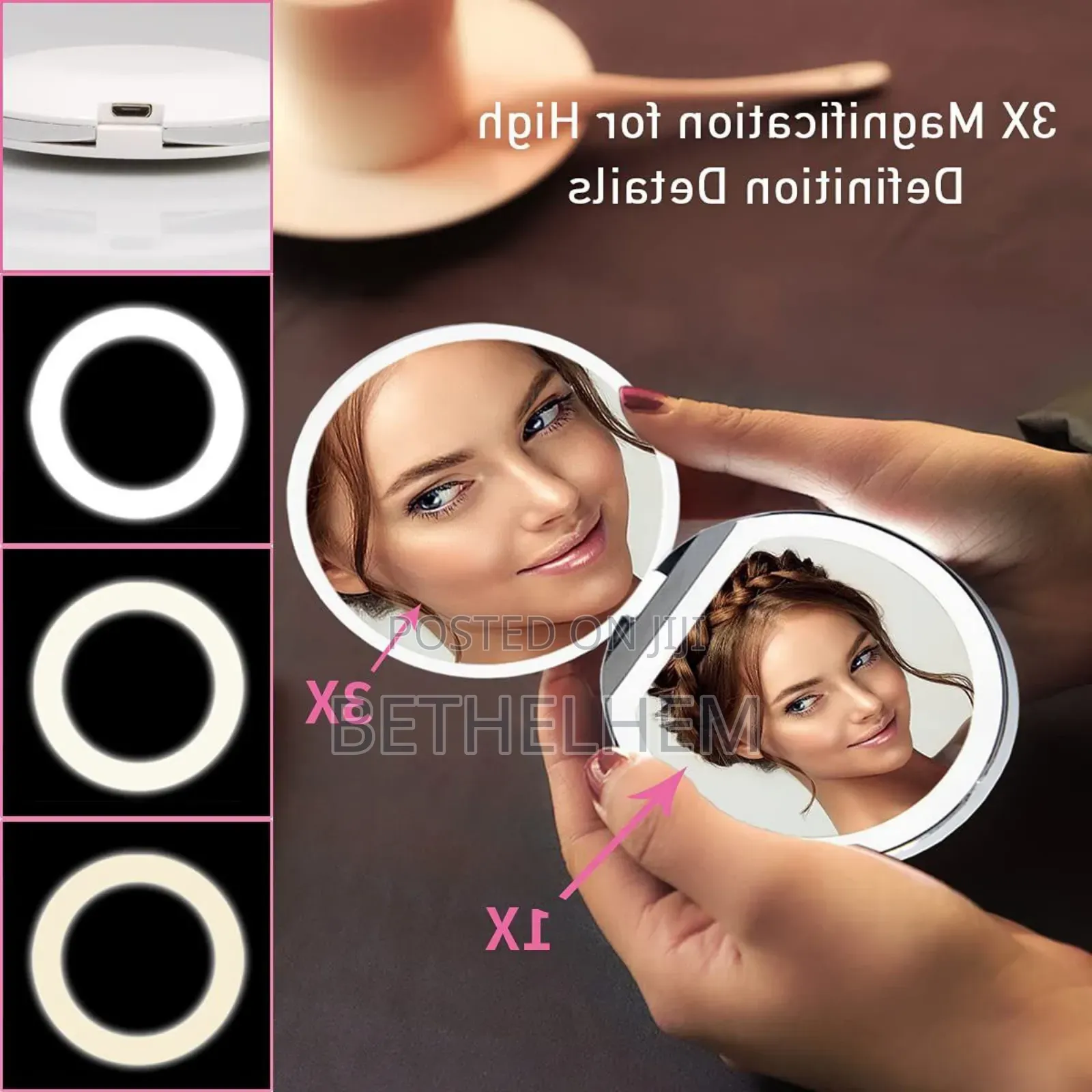 Mini Led Make-Up Mirror