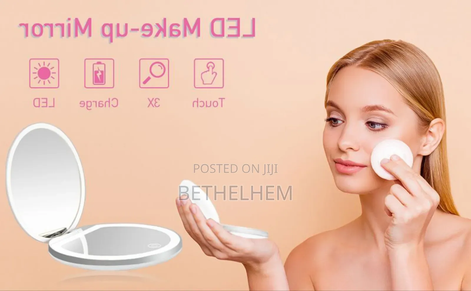 Mini Led Make-Up Mirror