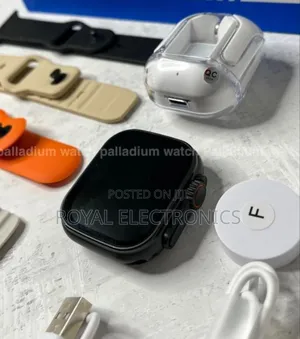 Original Wisme Smart Watch With Airoods and 5 Extra Belts