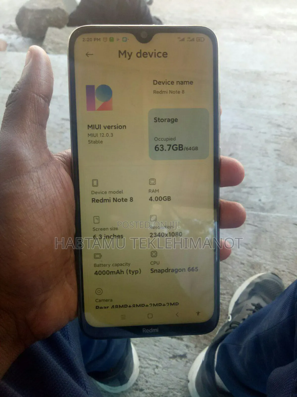 New Xiaomi Redmi Note 8 64 GB Red