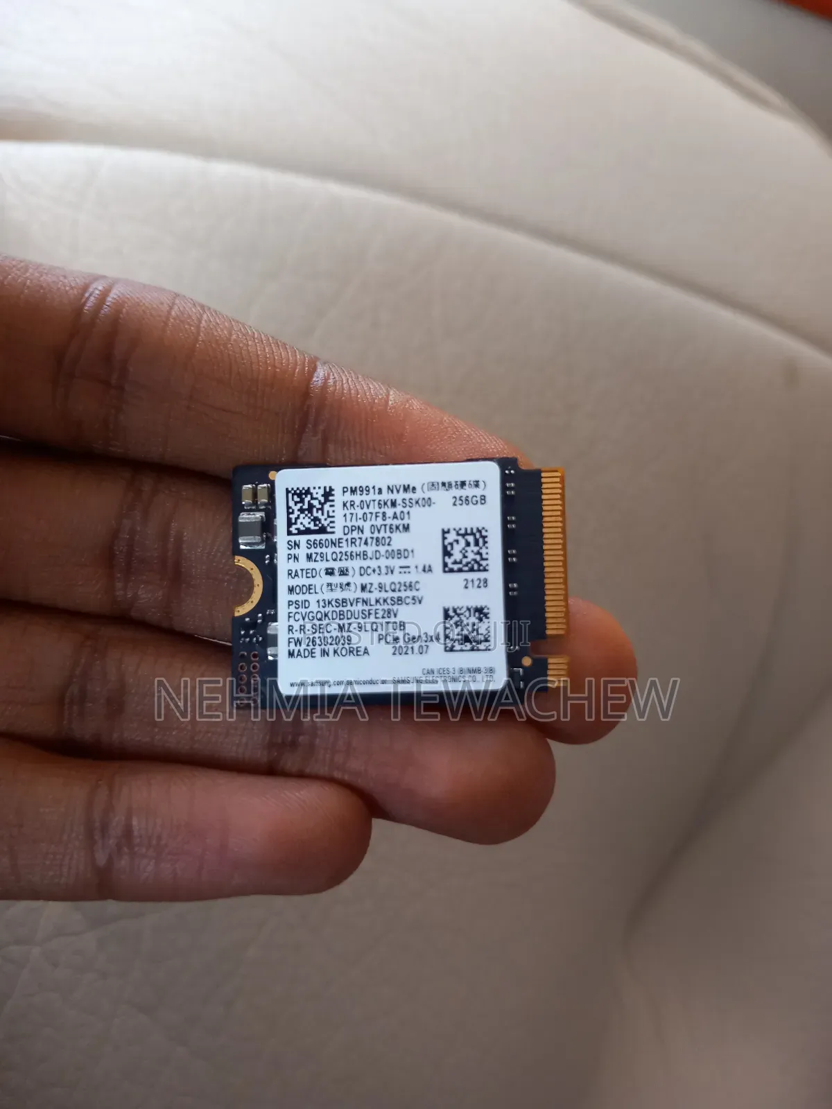 Samsung 256gb SSD M.2 Nvme