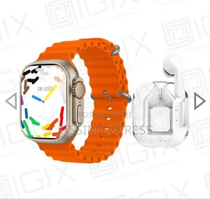 Wisme Ultra-3 Smart Watch With Airpods and 5 Straps