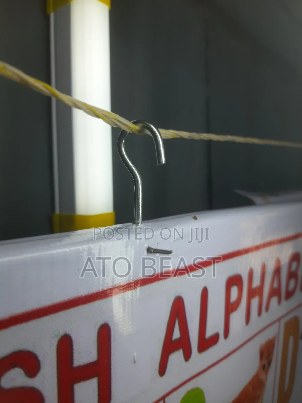 Alphabet And ፊደል ገበታ በሸራ/ባነር