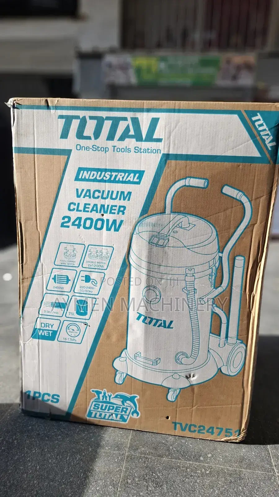 Total Vacuum Cleaner Dry and Wet 75litre ደረቅ እና እርጥብ 75ሊትር