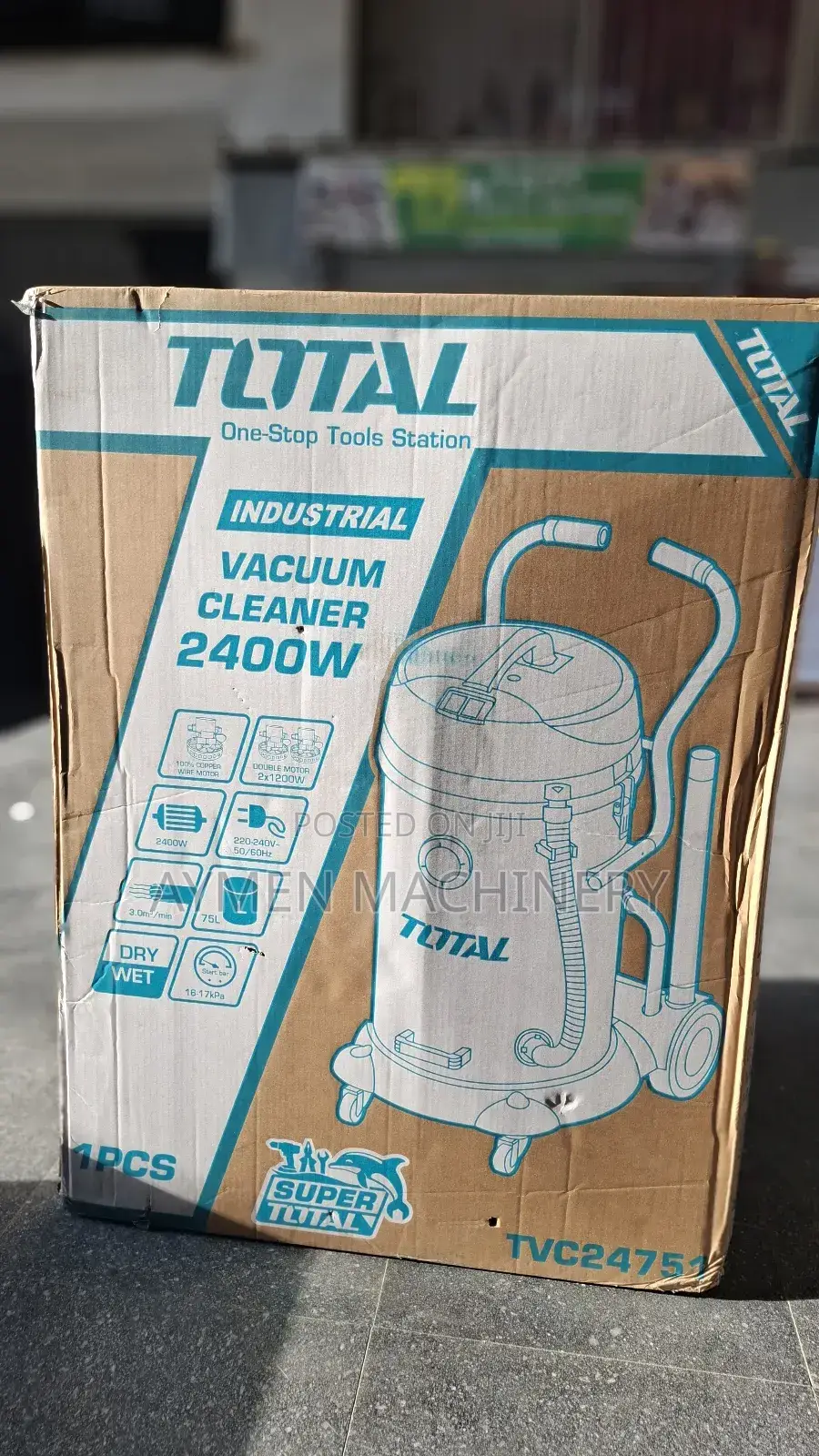 Total Vacuum Cleaner Dry and Wet 75litre ደረቅ እና እርጥብ 75ሊትር