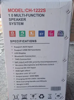 □Max 15 Inch Model:Ch1222s Orignal Speaker