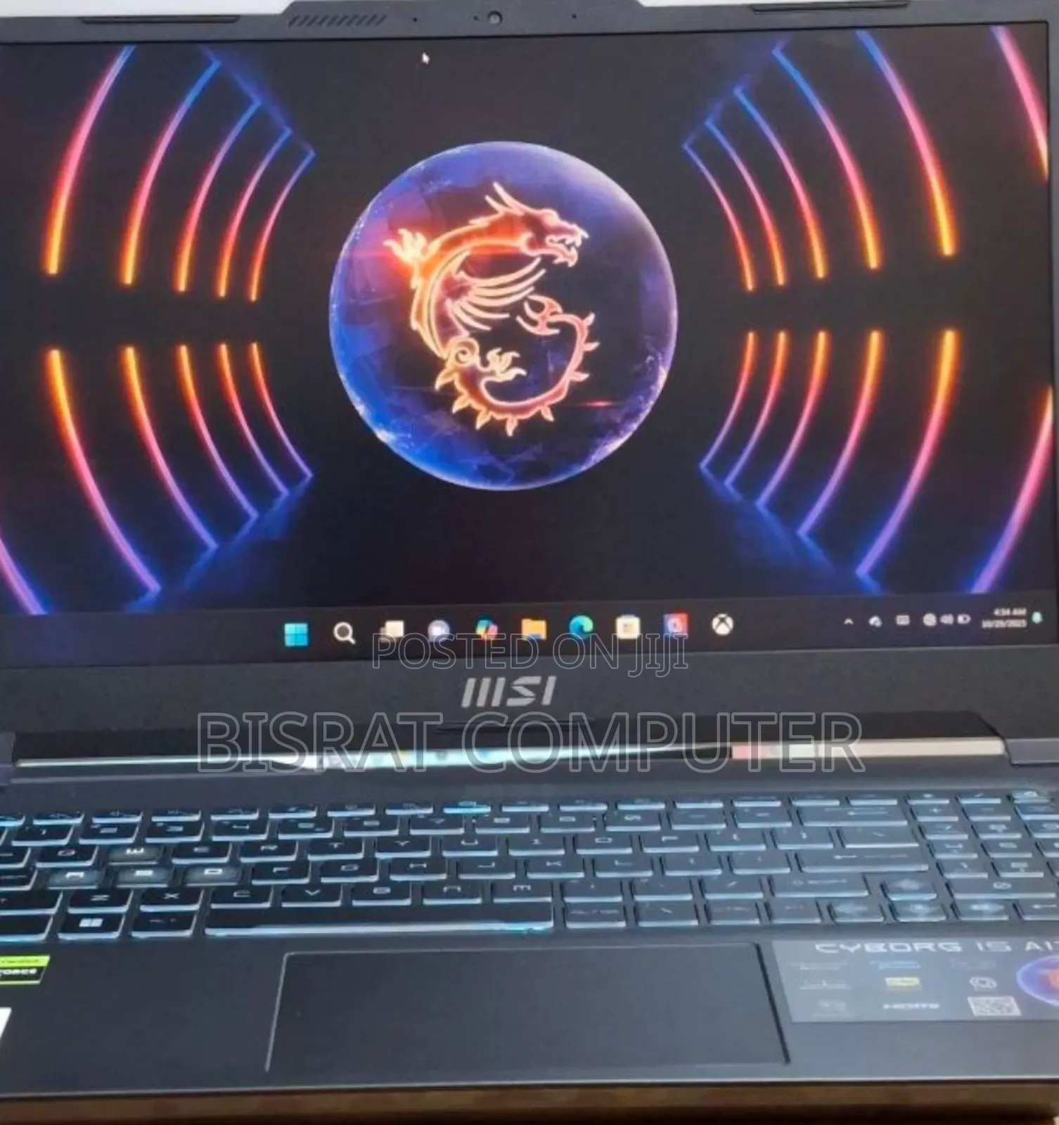 New Laptop MSI Cyborg 15 16GB Intel Core I7 SSD 512GB