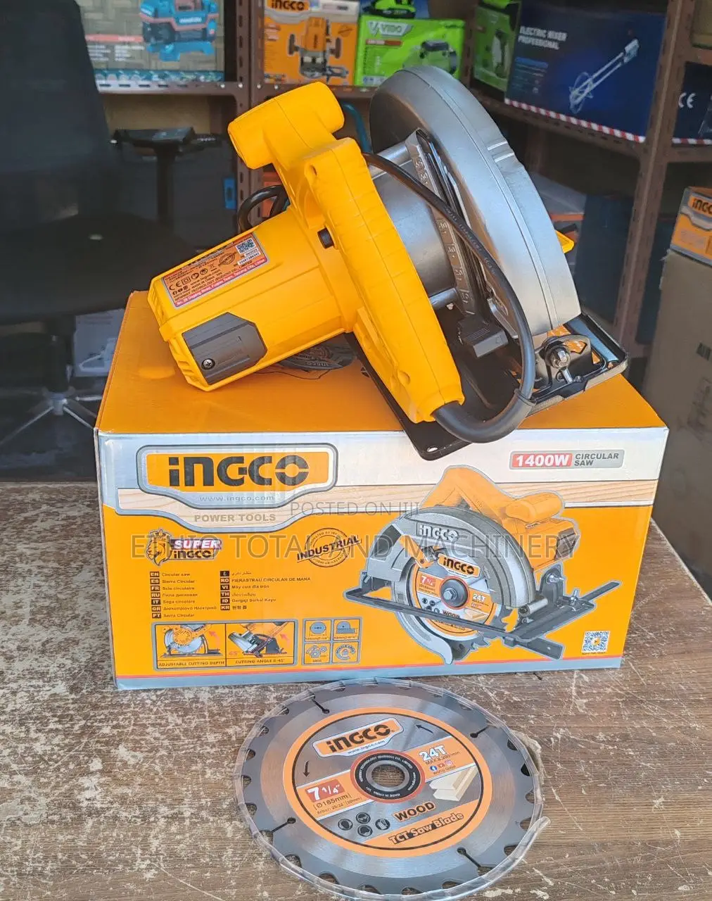 Ingco Circular Saw 1400 Watt