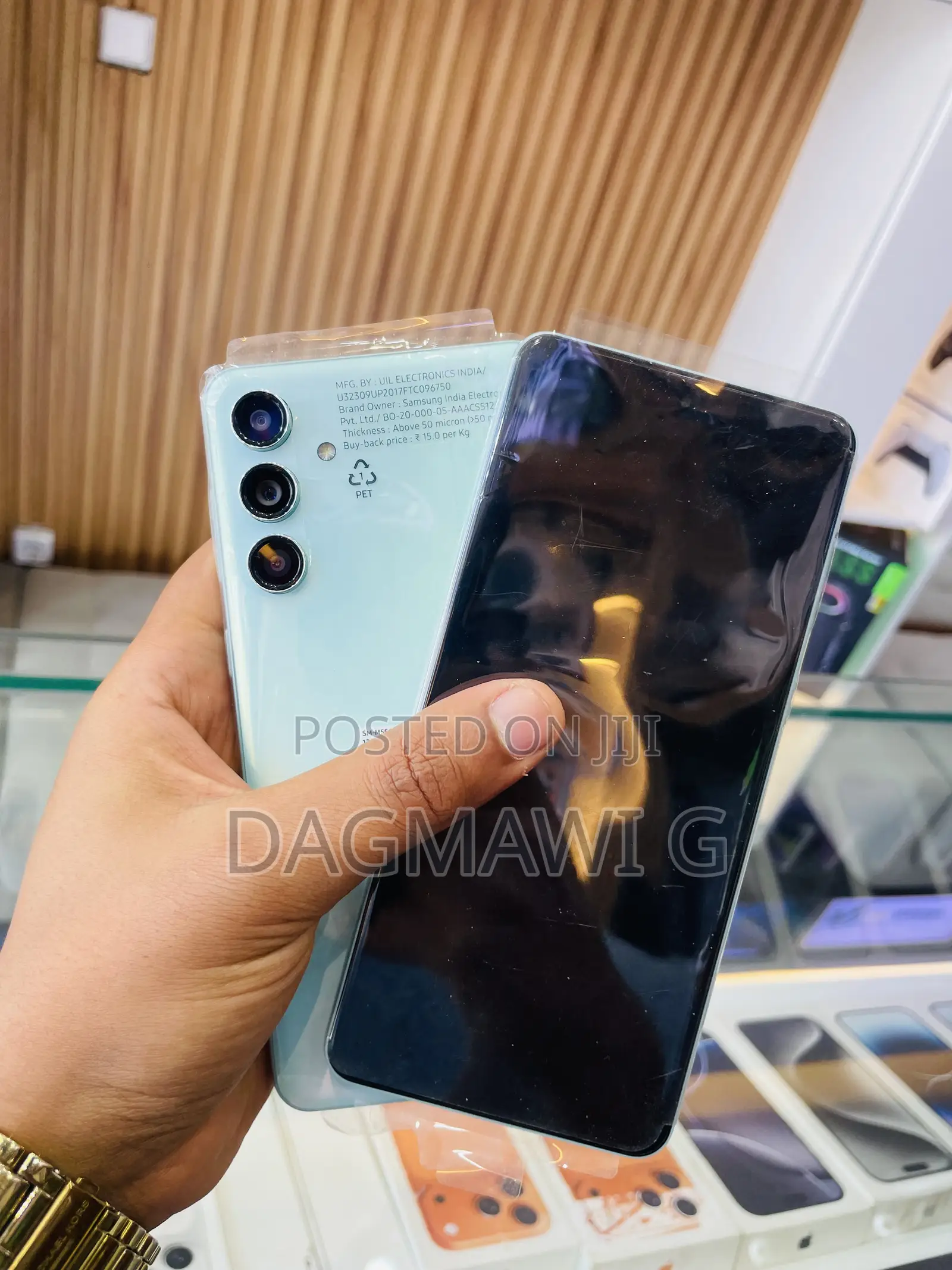 New Samsung Galaxy M55 256 GB Blue