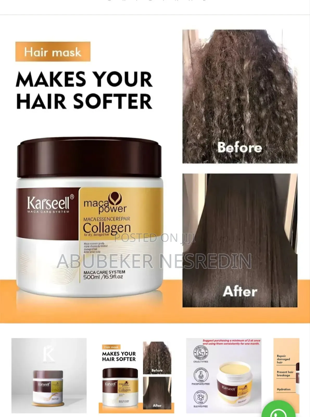 Karssell Hair Mask And Oil