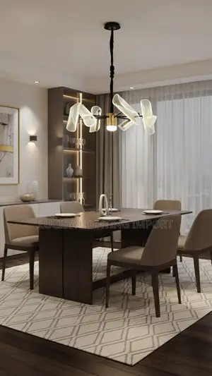 Photo - ዘመናዊ መብራት Edona 27-Inch 4-Light Led Chandelier.