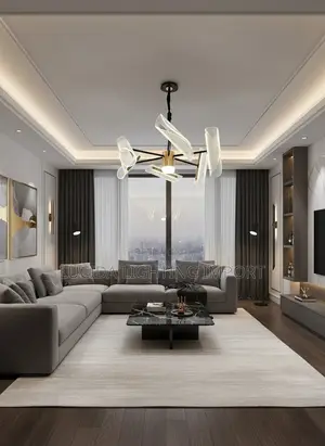 ዘመናዊ መብራት Edona 27-Inch 4-Light Led Chandelier.