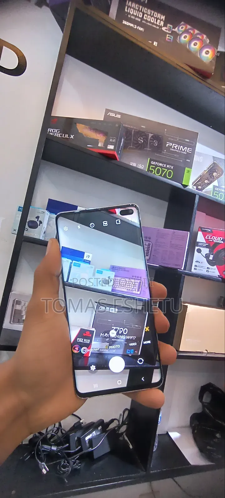 New Samsung Galaxy S10 Plus 128 GB Black