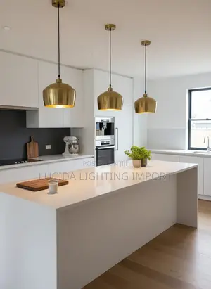 Photo - Gold Pendant Lights|ዘመናዊ መብራት