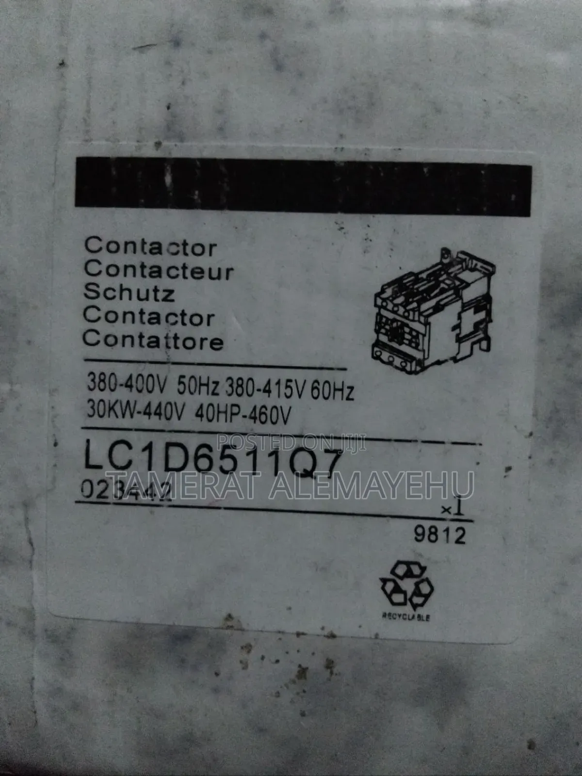 Contactor 80a