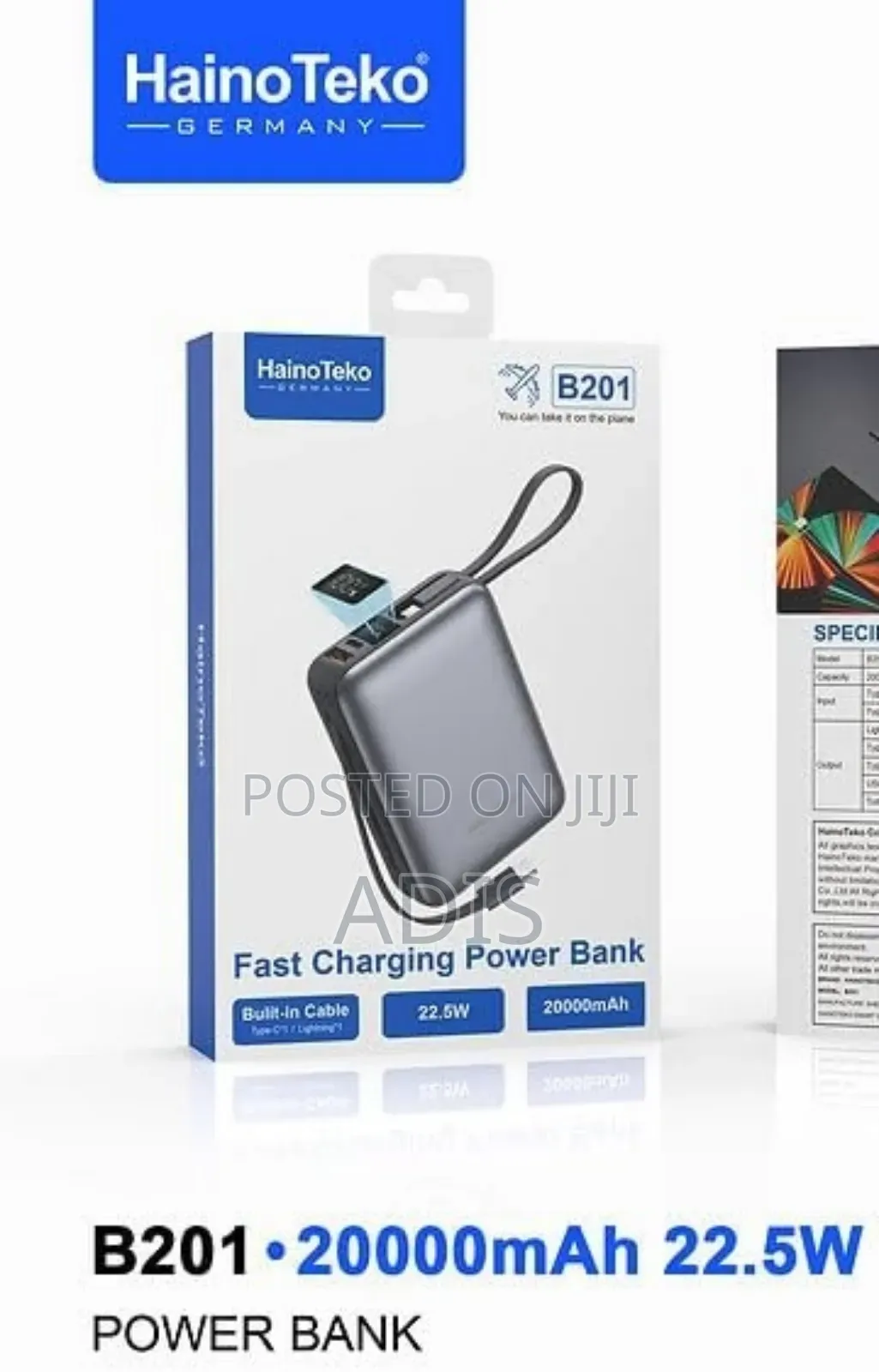 Hainoteko Power Bank 20000mah.