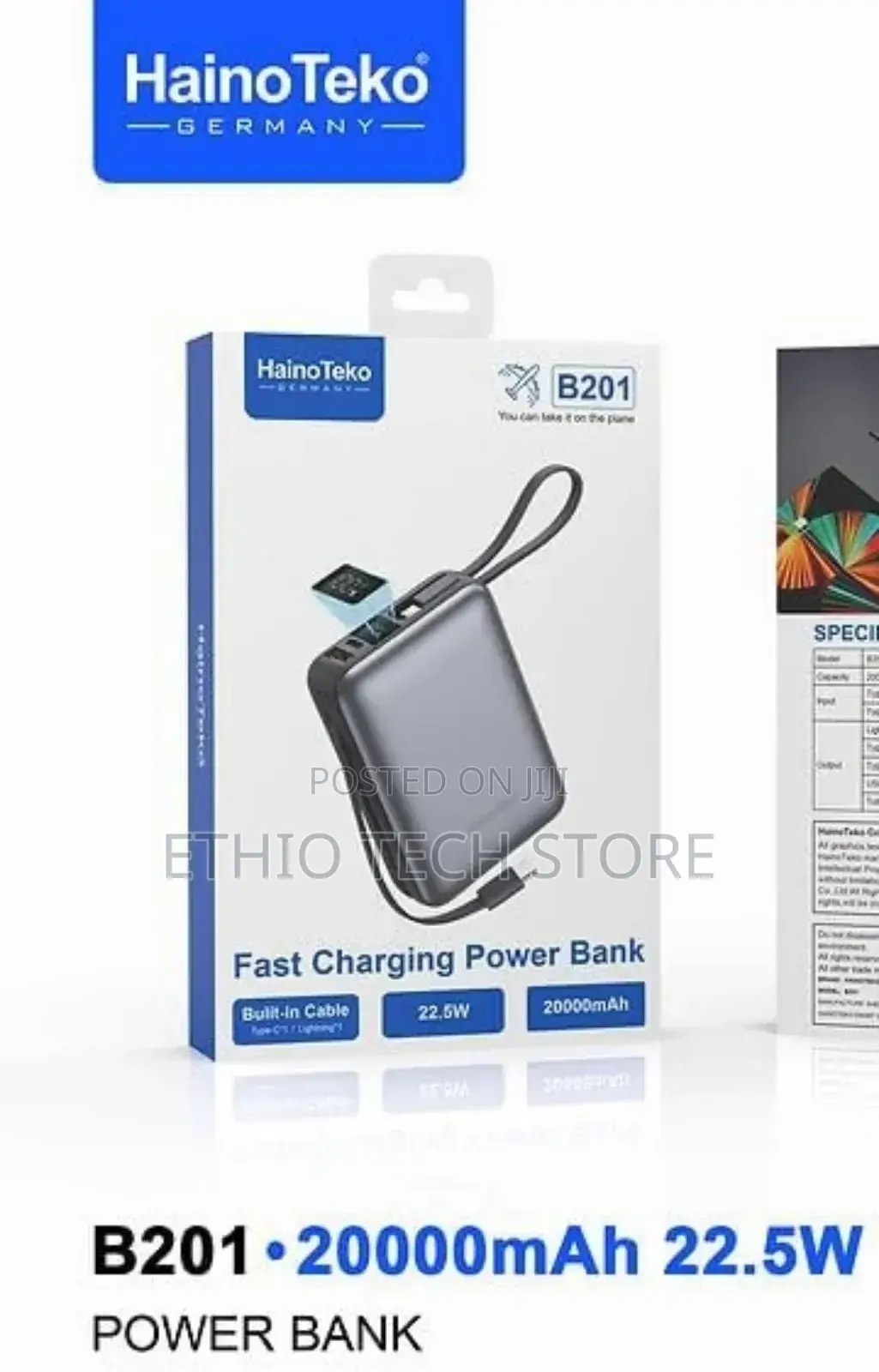 Hainoteko Power Bank 20000mah.