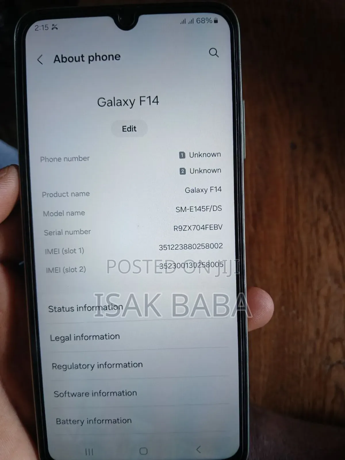 New Samsung Galaxy F14 128 GB Silver