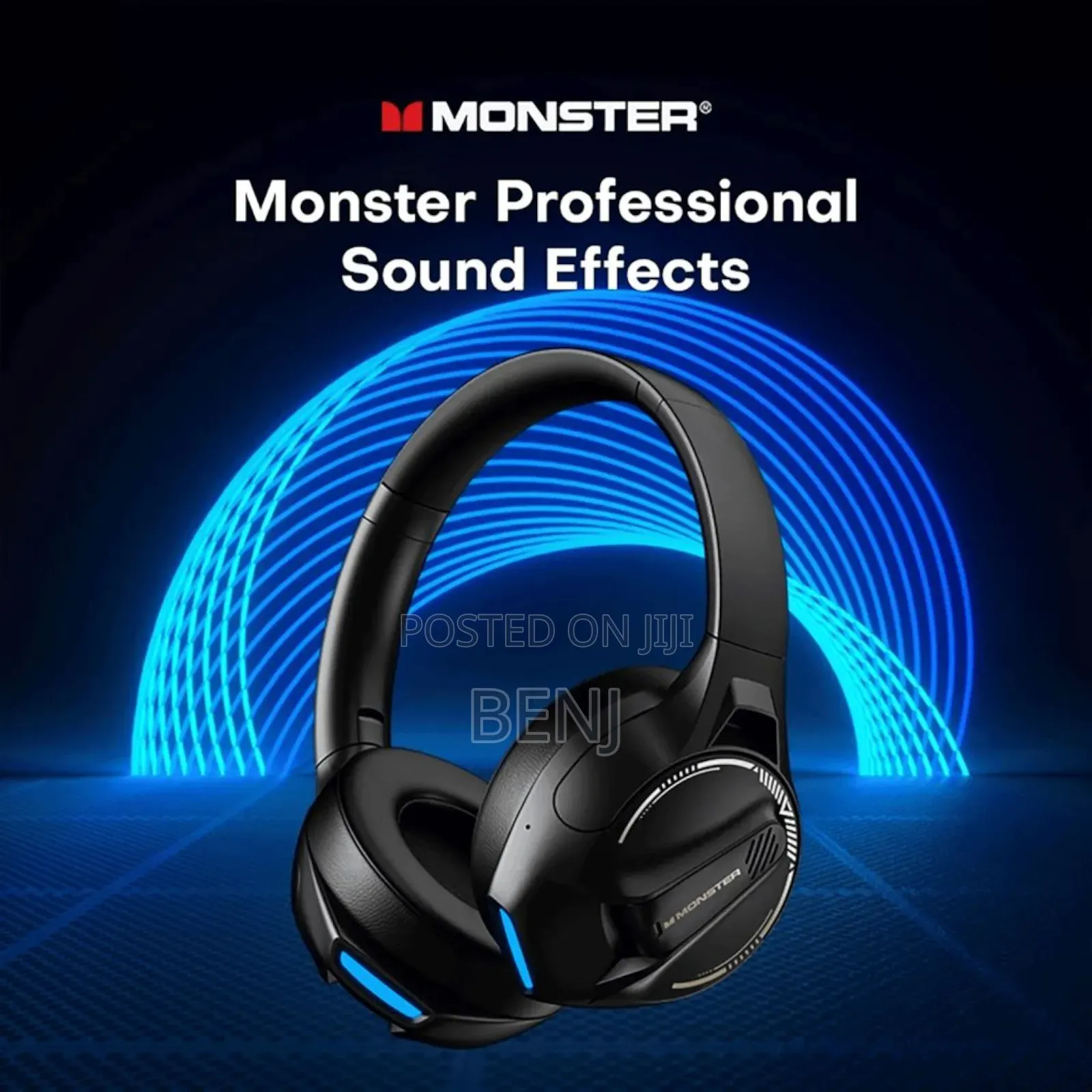 Monster Storm Xkh03 Wireless Gaming Headset | Hi-Fi Sound | Deep Bass