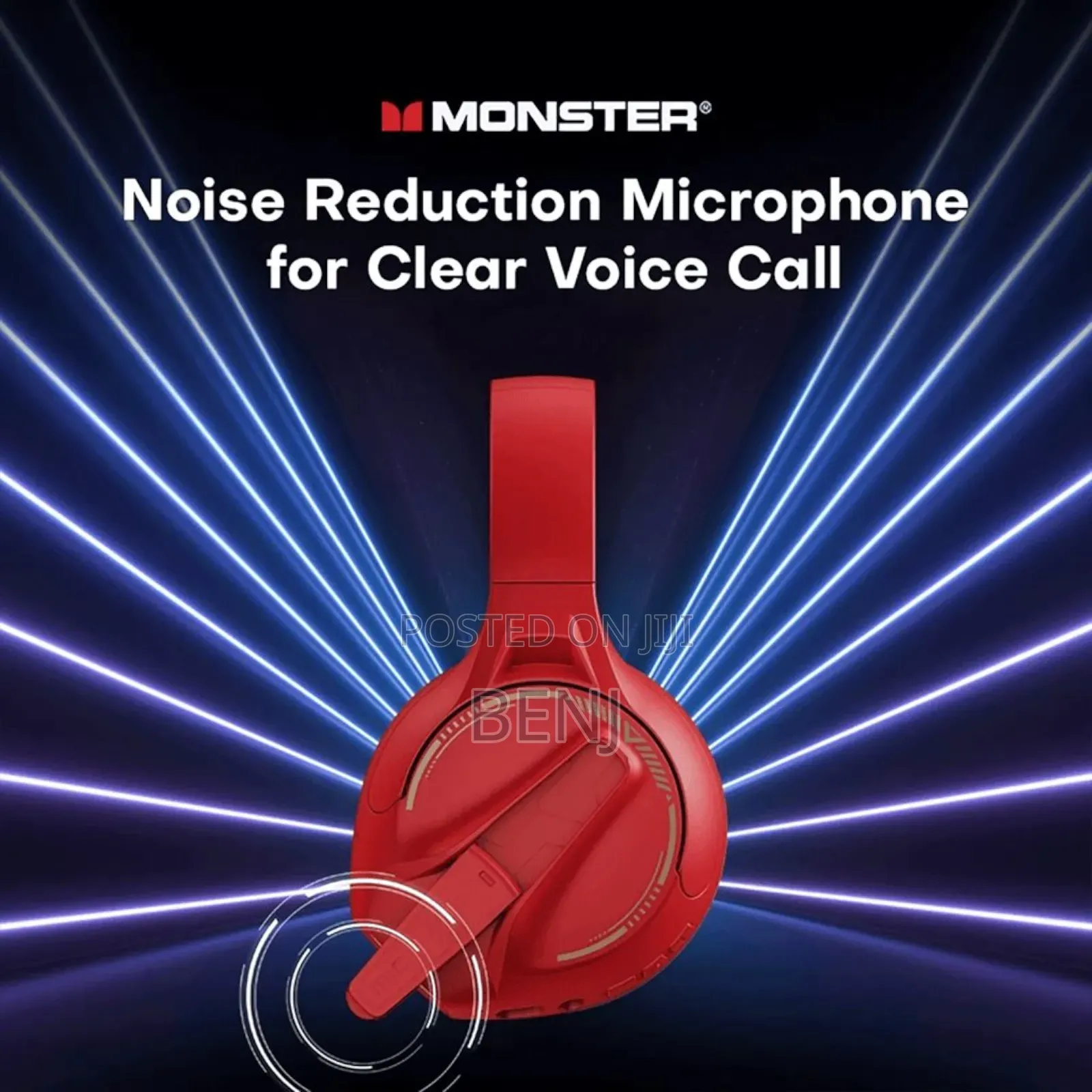 Monster Storm Xkh03 Wireless Gaming Headset | Hi-Fi Sound | Deep Bass