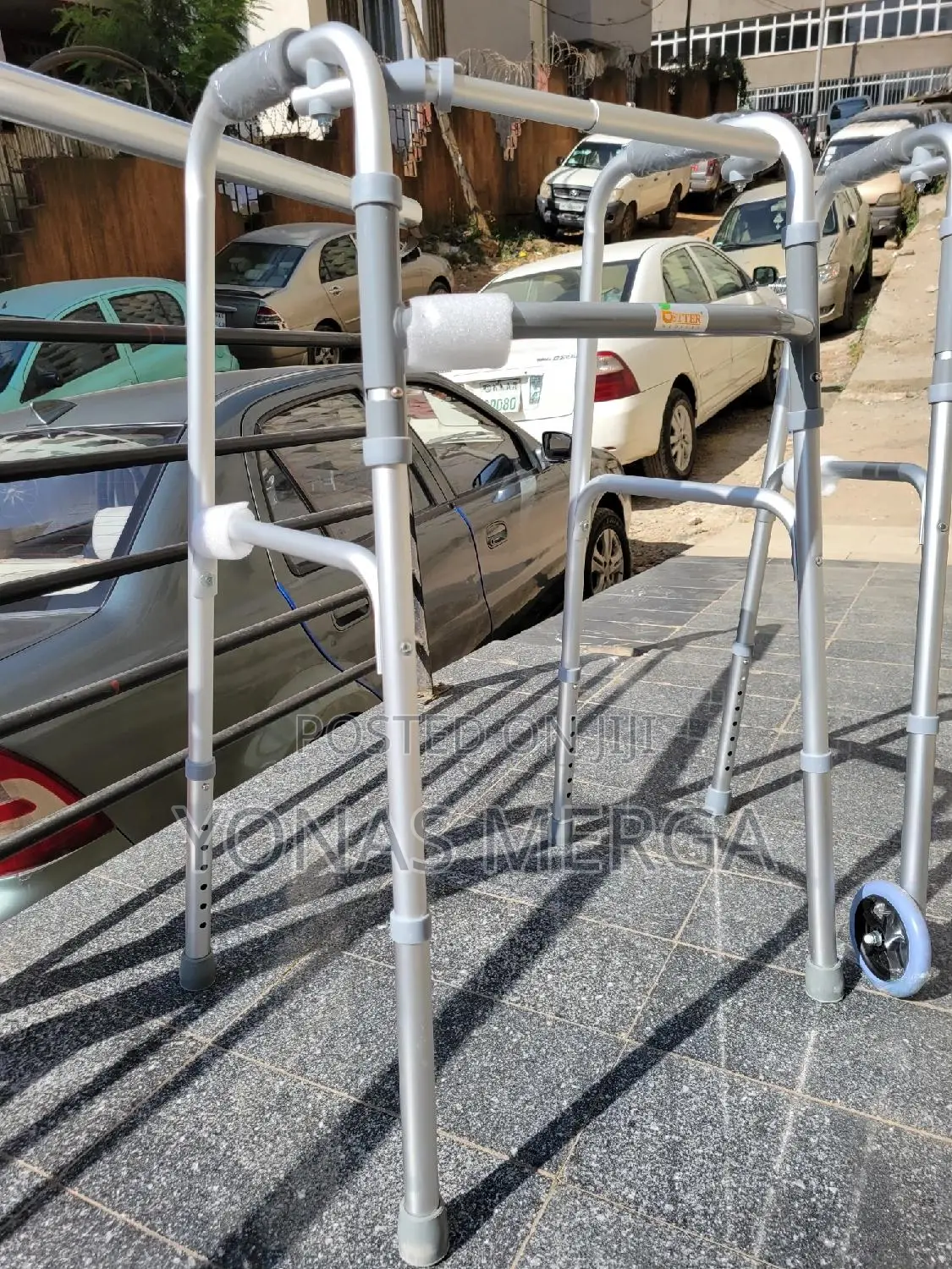 Folding Walkers With Wheels, a Type of Mobility Aid.
