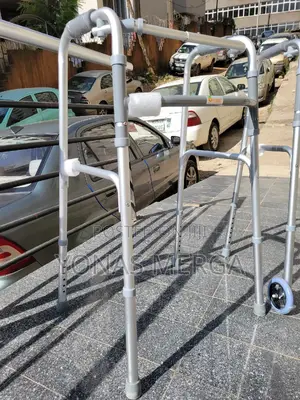 Photo - Folding Walkers With Wheels, a Type of Mobility Aid.