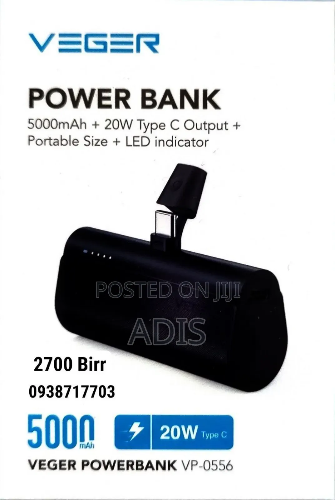 Veger Power Bank 5000mah