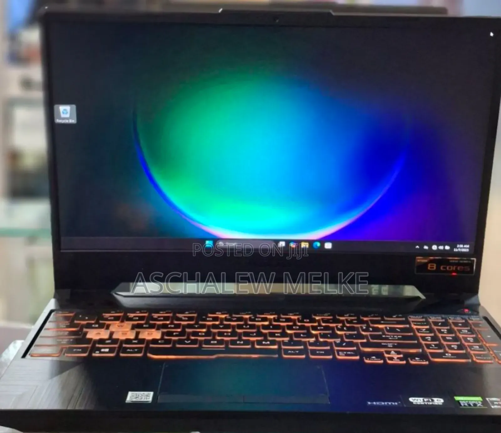 New Laptop Asus TUF Gaming A15 16GB AMD Ryzen 7 SSD 512GB