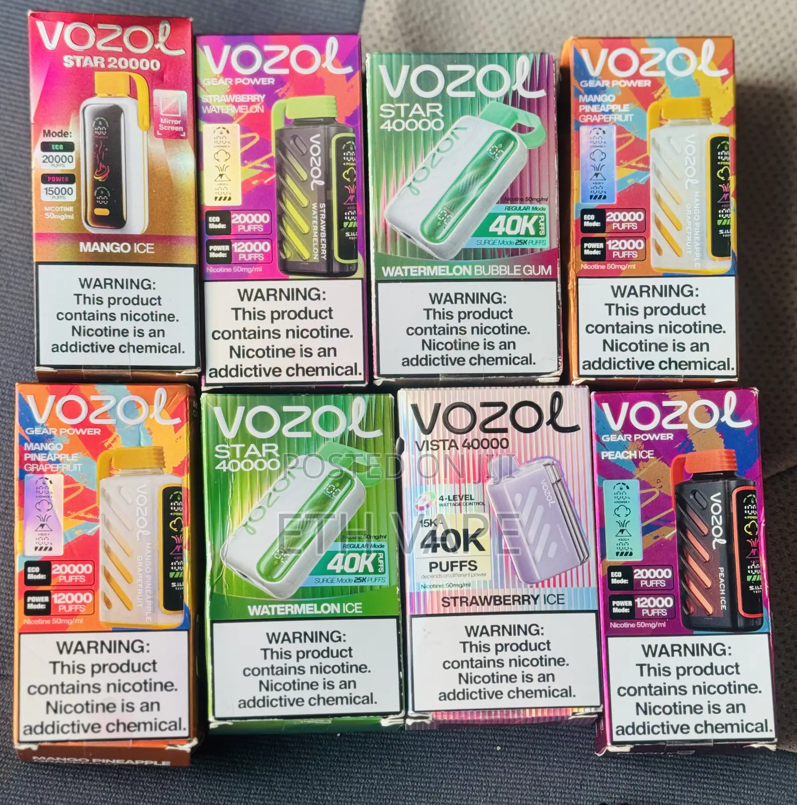 Vozol 40,000 Puffs Vozol 20,000 Puffs