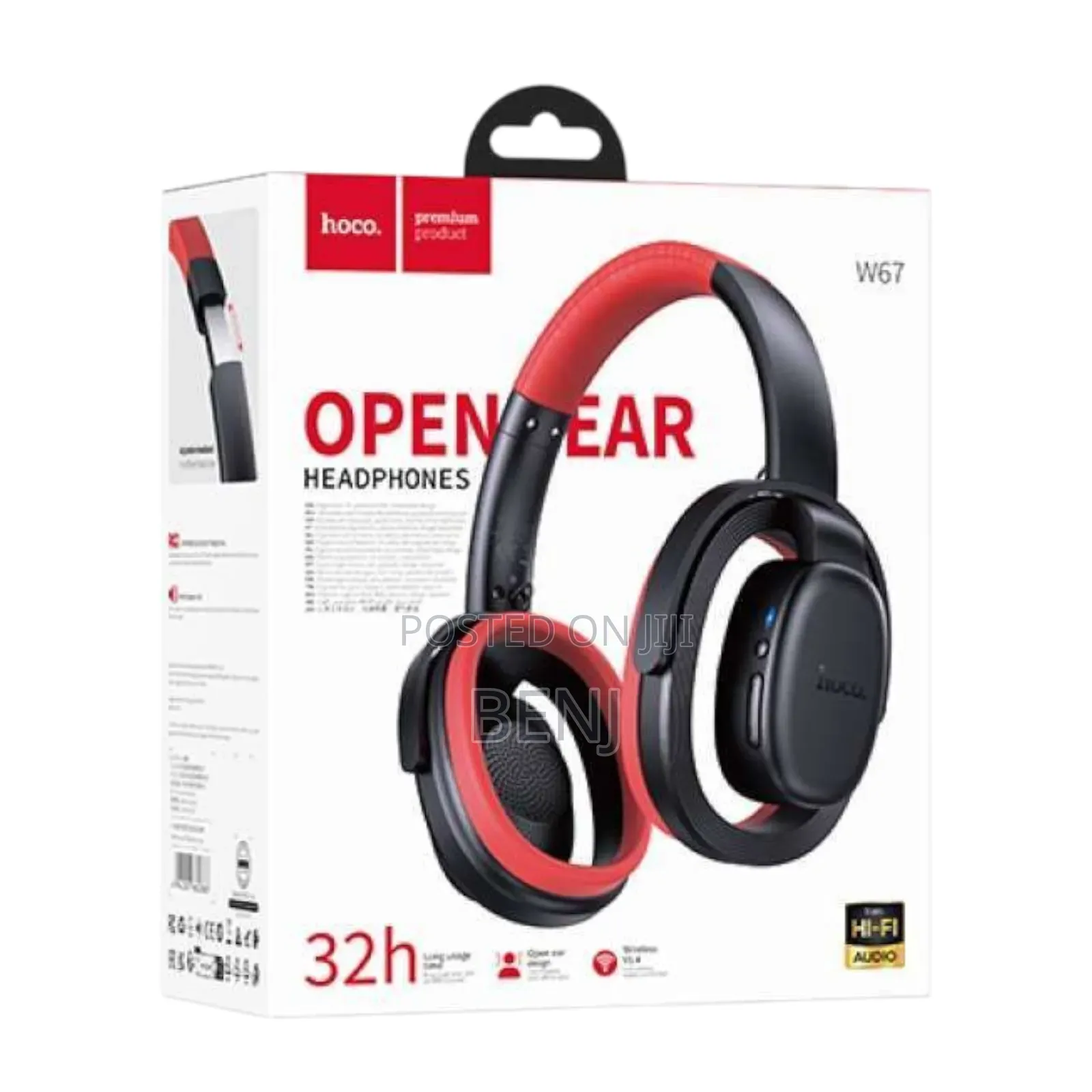 Hoco. W67 Wireless Open Air Headphone | 32 Hours Play Time | Bt V5.4