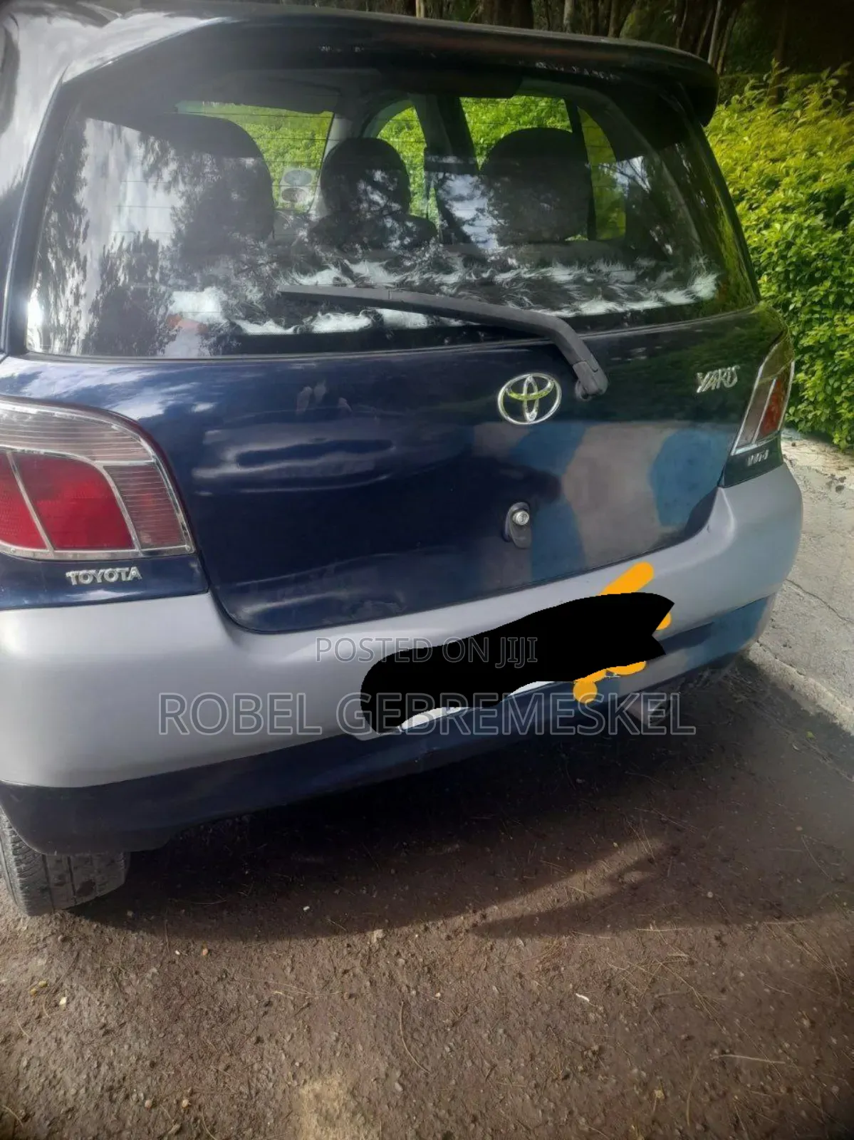 Toyota Yaris 2001 Blue