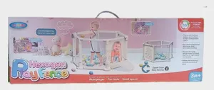 Hexagon Baby Play Fence, 150 × 66cm, + 100 Ocean Balls