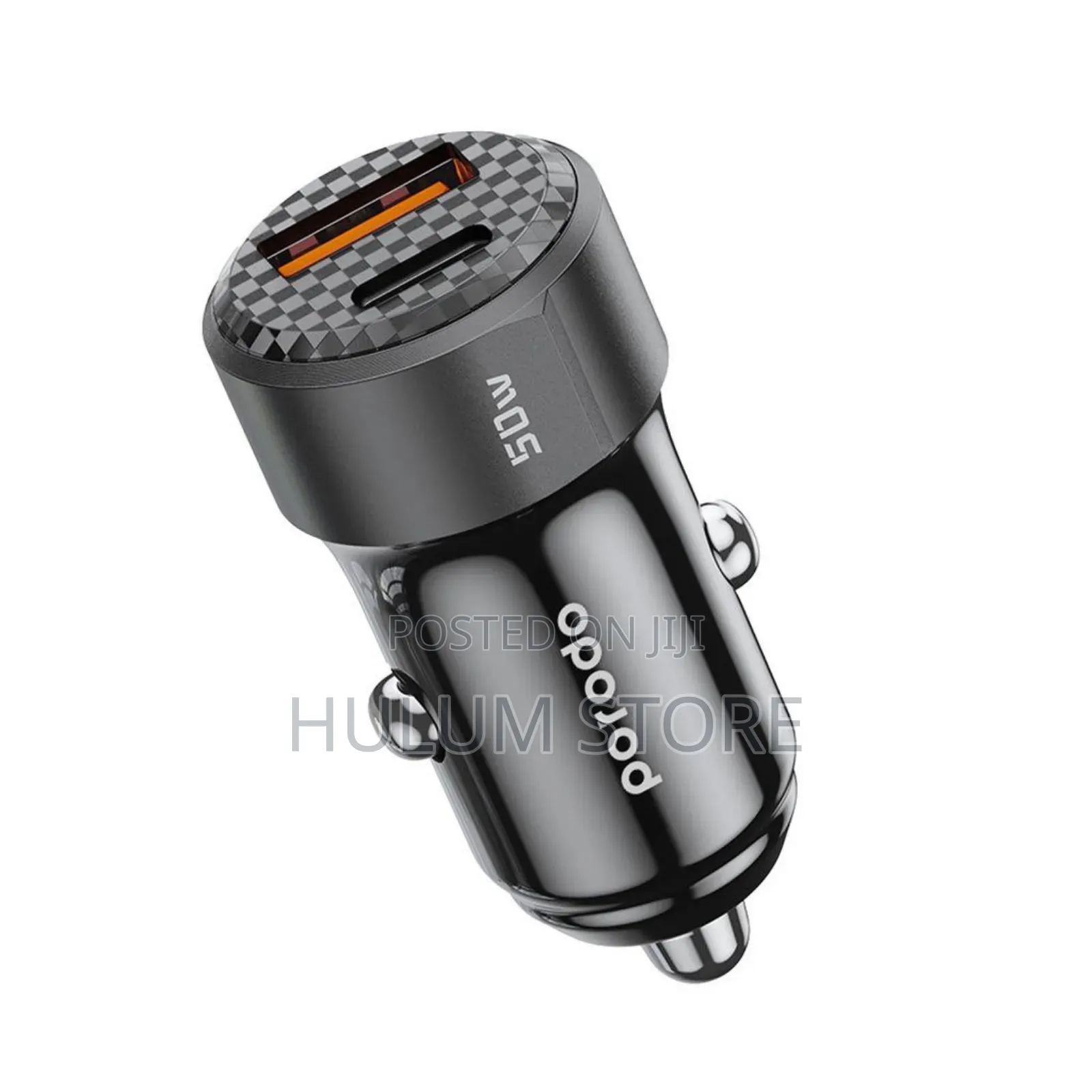 Porodo 50w Dual Port Car Charger
