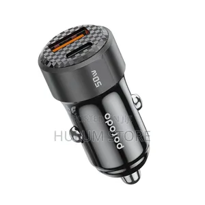 Porodo 50w Dual Port Car Charger