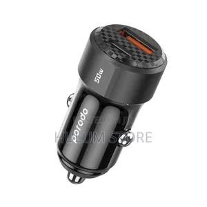 Porodo 50w Dual Port Car Charger