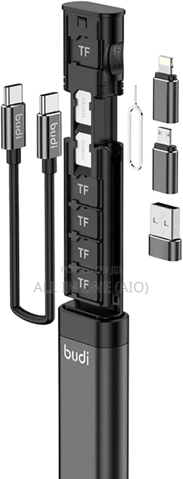 Multifunctional 9 In1 Usb Sd Card Reader Cable Type-C Plug-and-Play