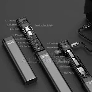 Multifunctional 9 In1 Usb Sd Card Reader Cable Type-C Plug-and-Play