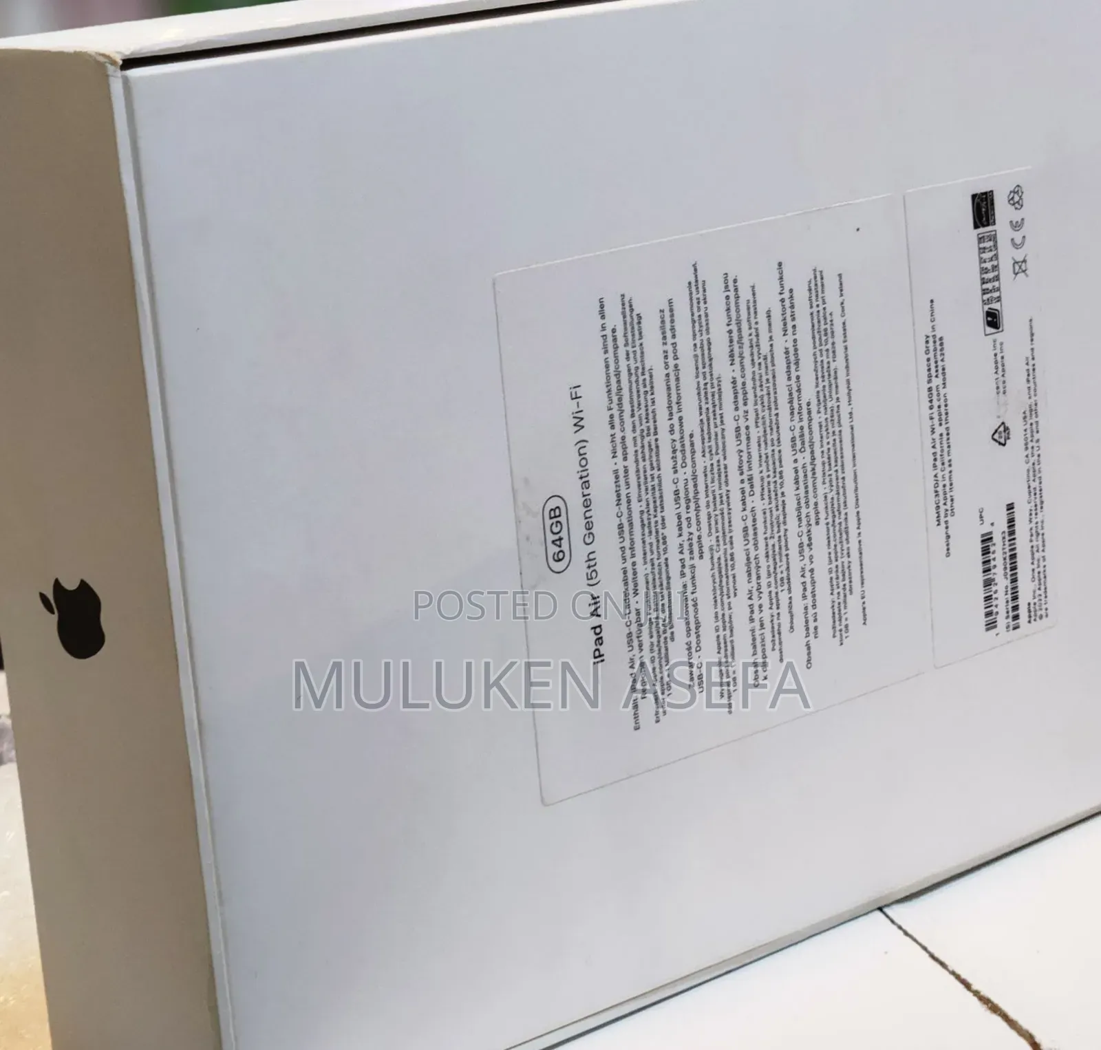 New Laptop Apple MacBook Air 2020 M1 12GB Apple M1 SSD 640GB