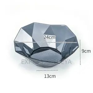 Fruit Bowl Geometric Clear