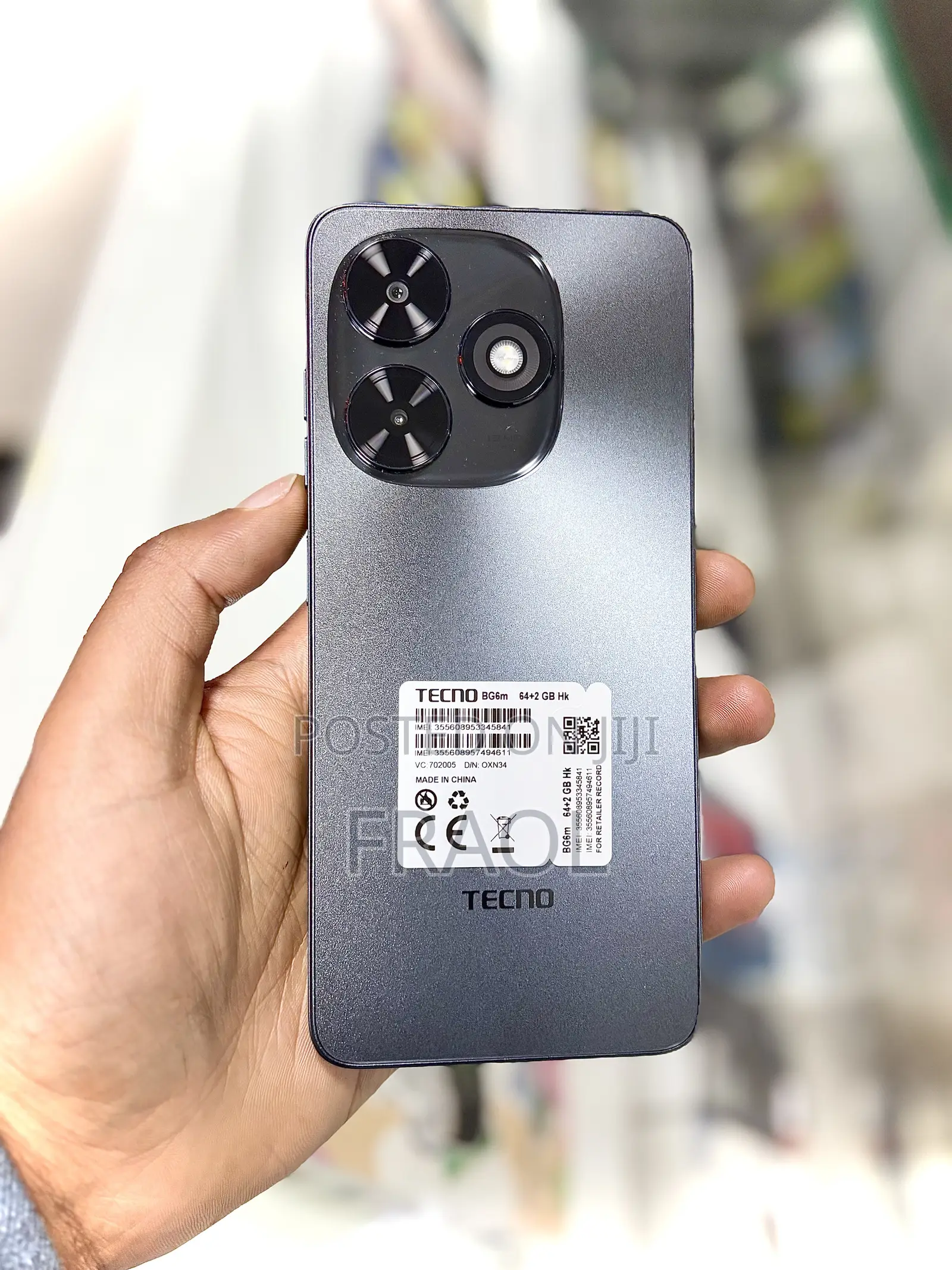 New Tecno Pop 10C 64 GB Gray