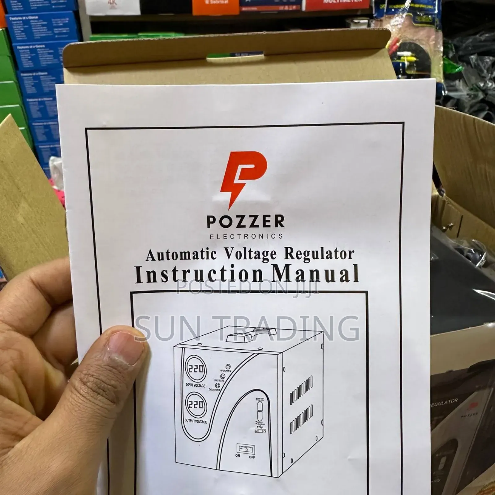 Pozzer 1000v Automatic Power Regulator | Digital Stablizer