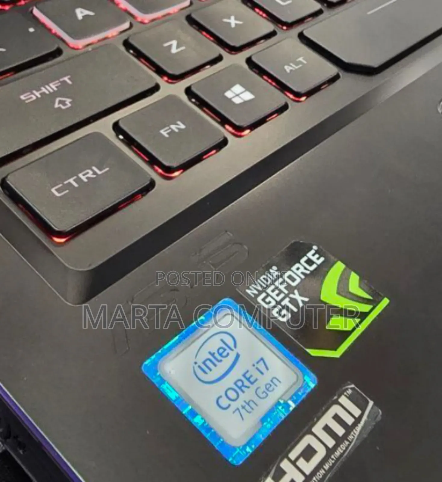 New Laptop Asus ROG Strix G15 16GB Intel Core I7 SSD 128GB