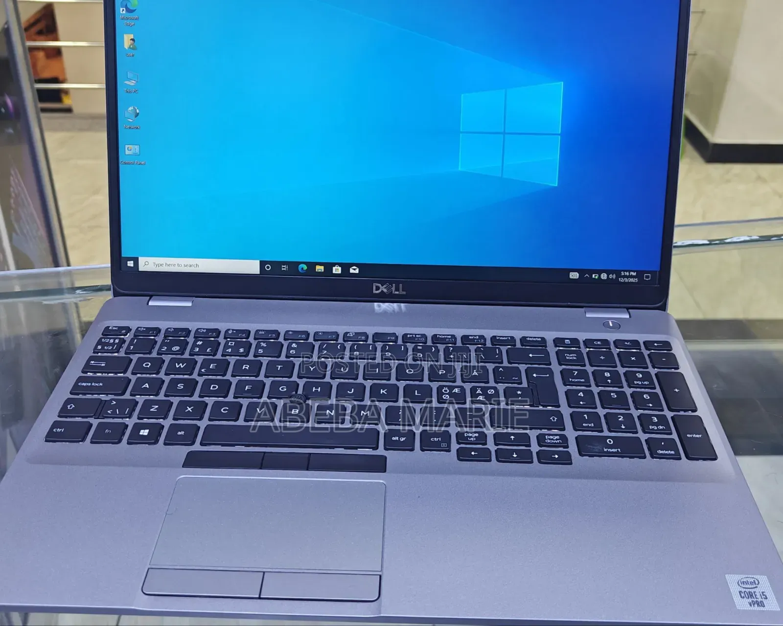 New Laptop Dell Latitude 5510 8GB Intel Core I5 SSD 256GB