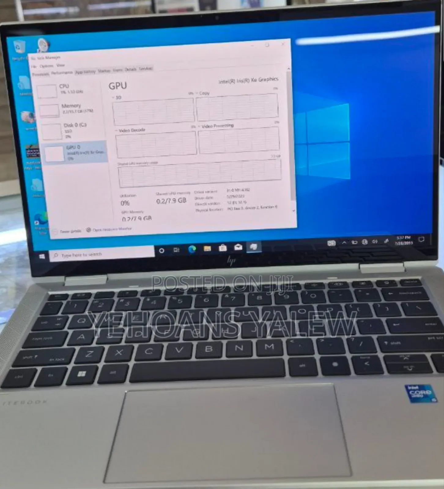New Laptop HP EliteBook X360 1030 G8 16GB Intel Core I5 SSD 512GB